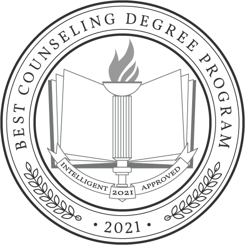 Best counseling degree program emblem