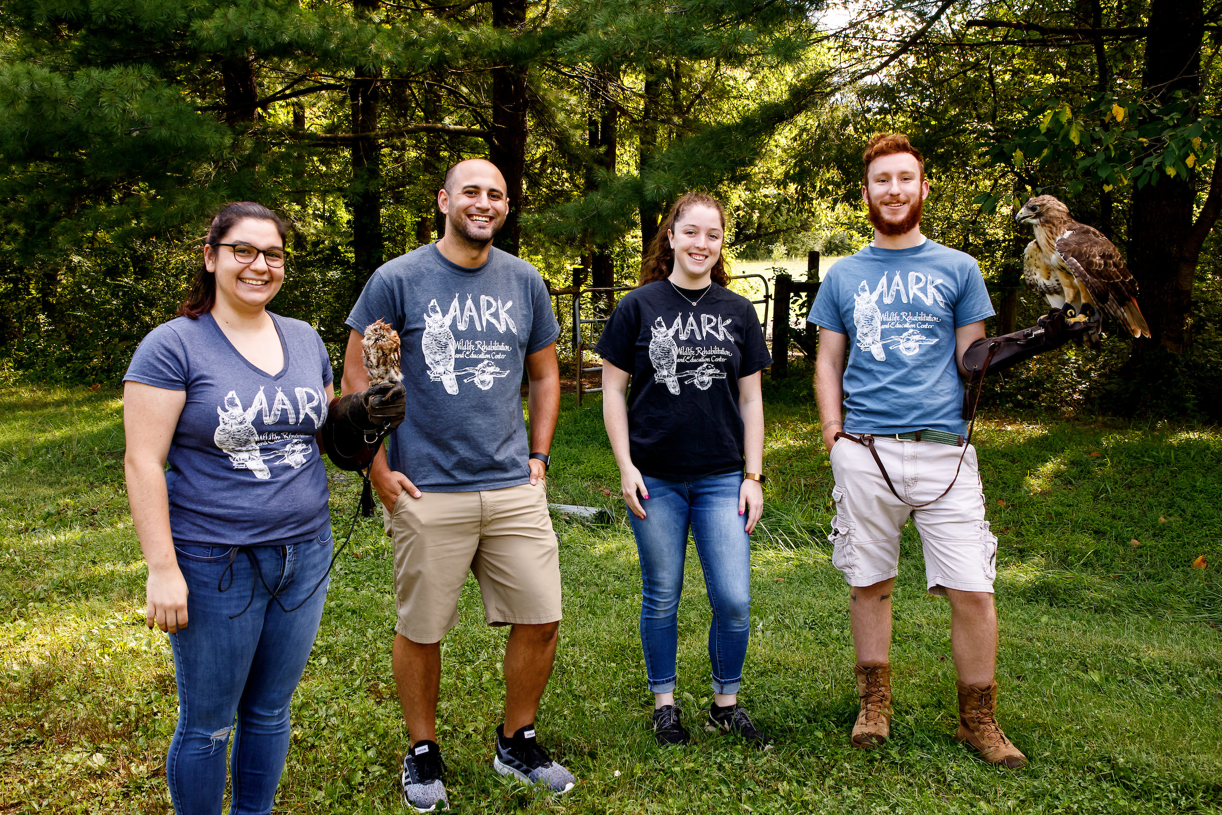 A group of AARK wildlife interns.