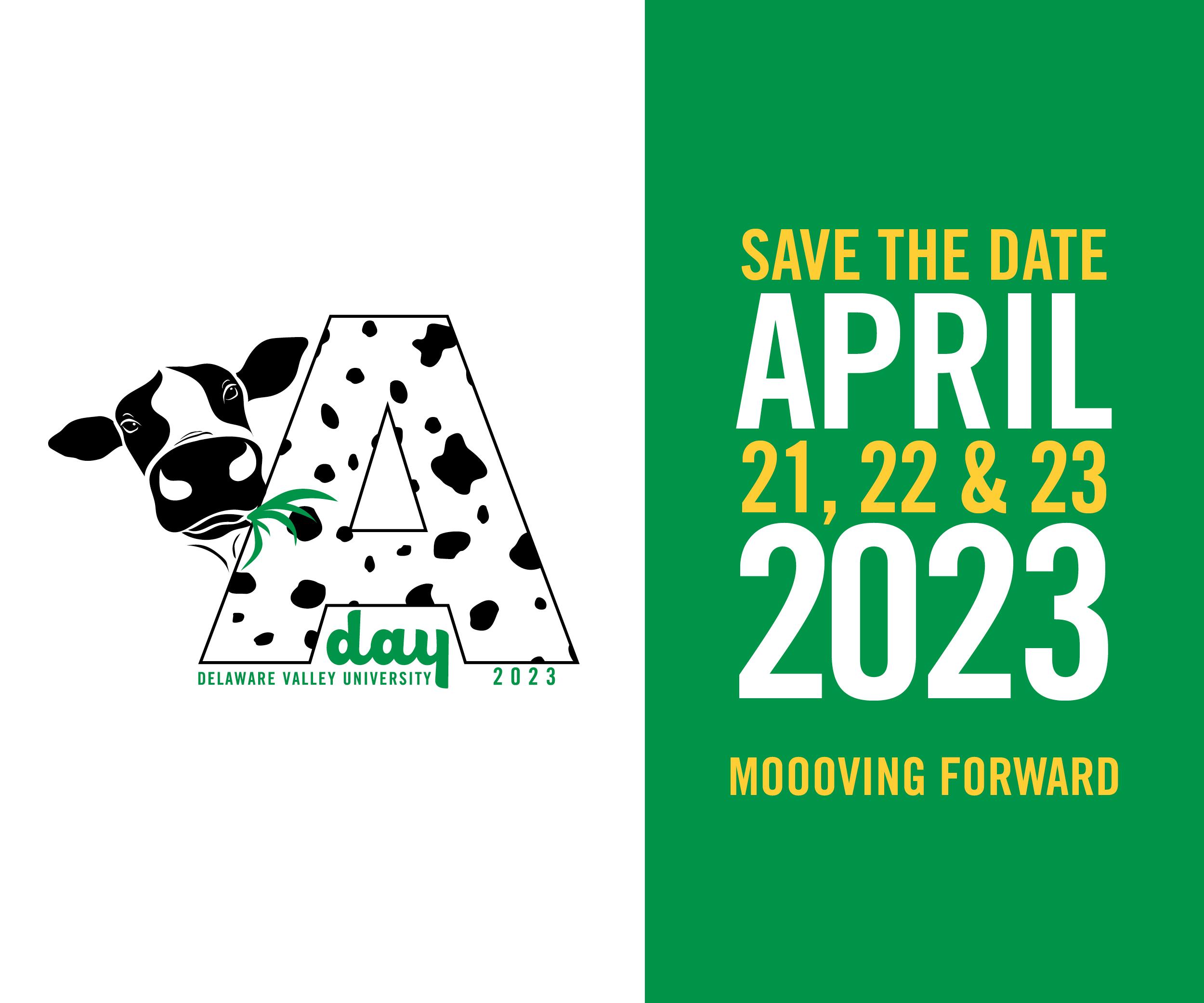 A-Day save the date -- April 21, 22, & 23, 2023