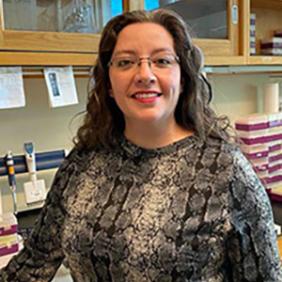 Dr. Carla Garzon in a lab