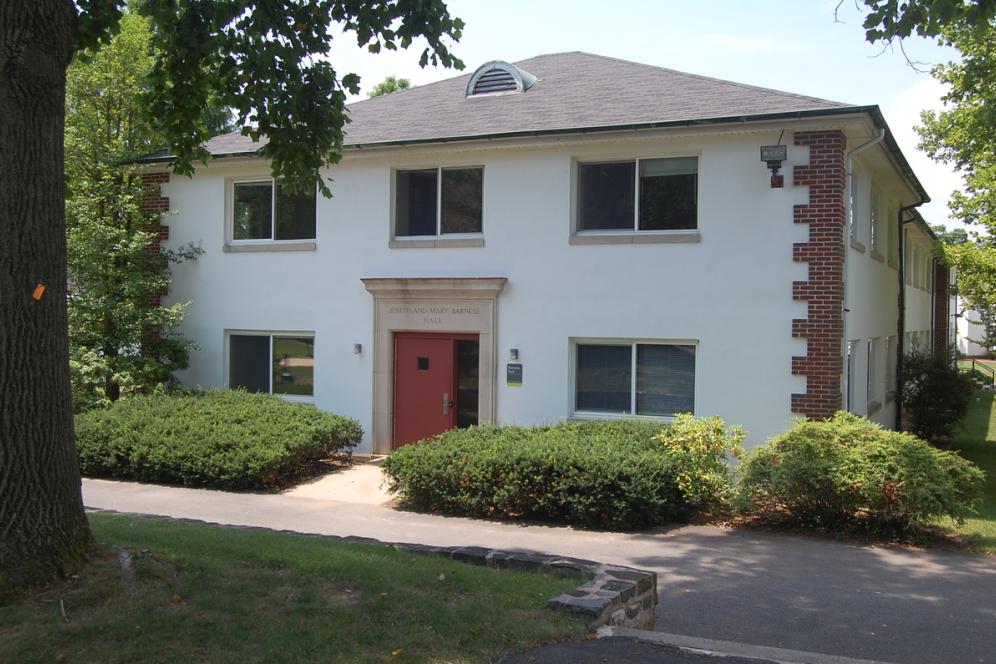 Barness Hall, a residence hall at Delaware Valley University