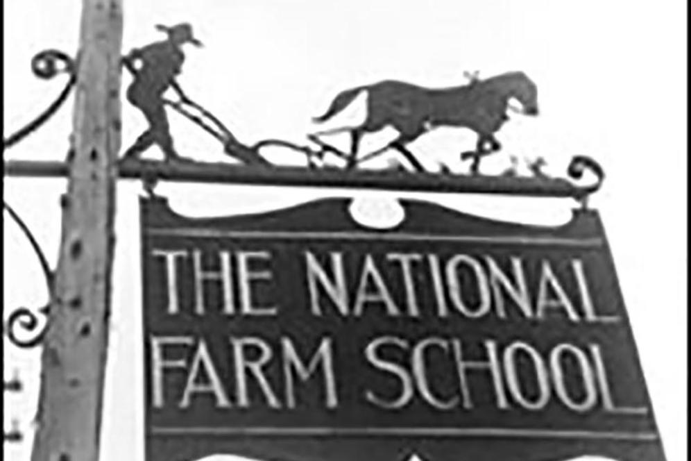 Sign reading Farm School