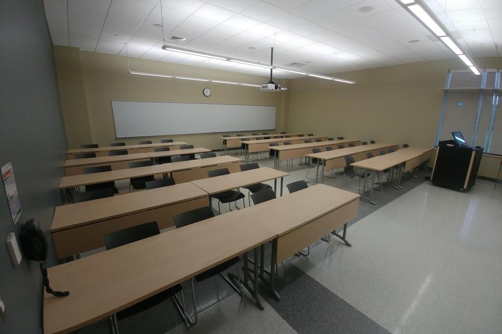 Standard Classroom: max. capacity 50