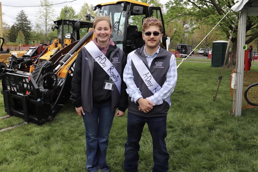 A-Day royalty, Samual Grant and Holly Harvantine