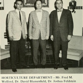 1963 Horticulture Faculty
