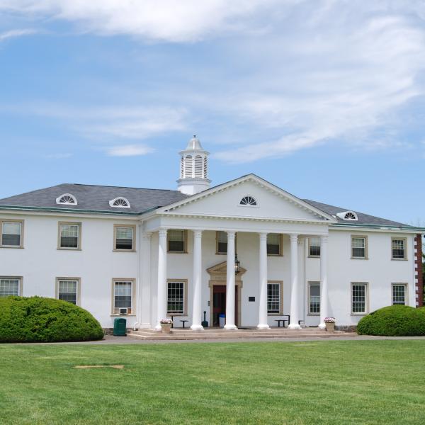 A residence hall at Delaware Valley University 