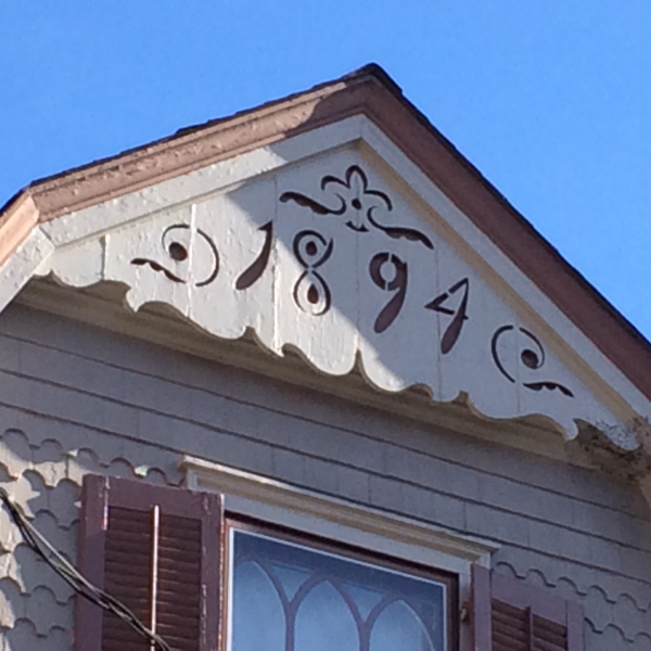 Architecture showing the year 1894