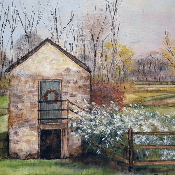 CLR painting - cover of the fall brochure