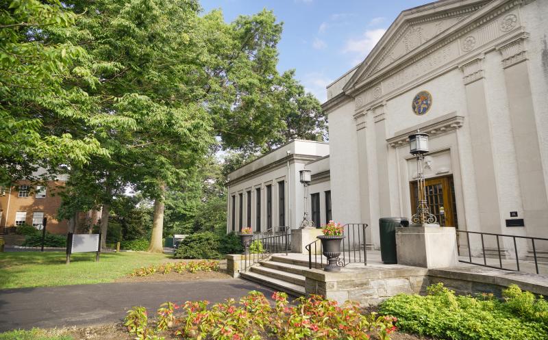 The library at Delaware Valley University in Bucks County, Pennsylvania. 