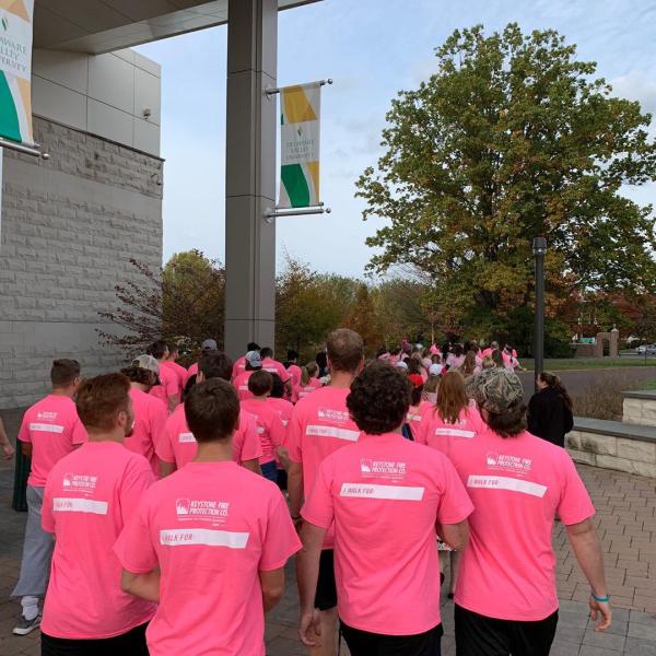 Pine2Pink, breast cancer walk.