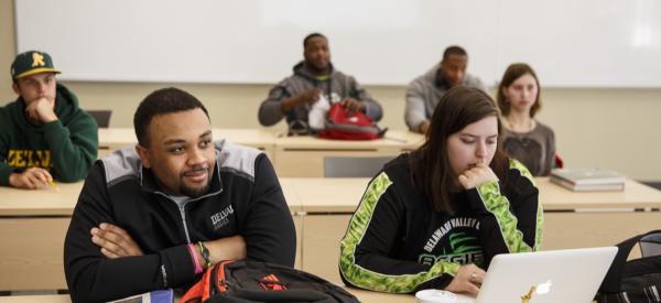 Students learning in classroom 